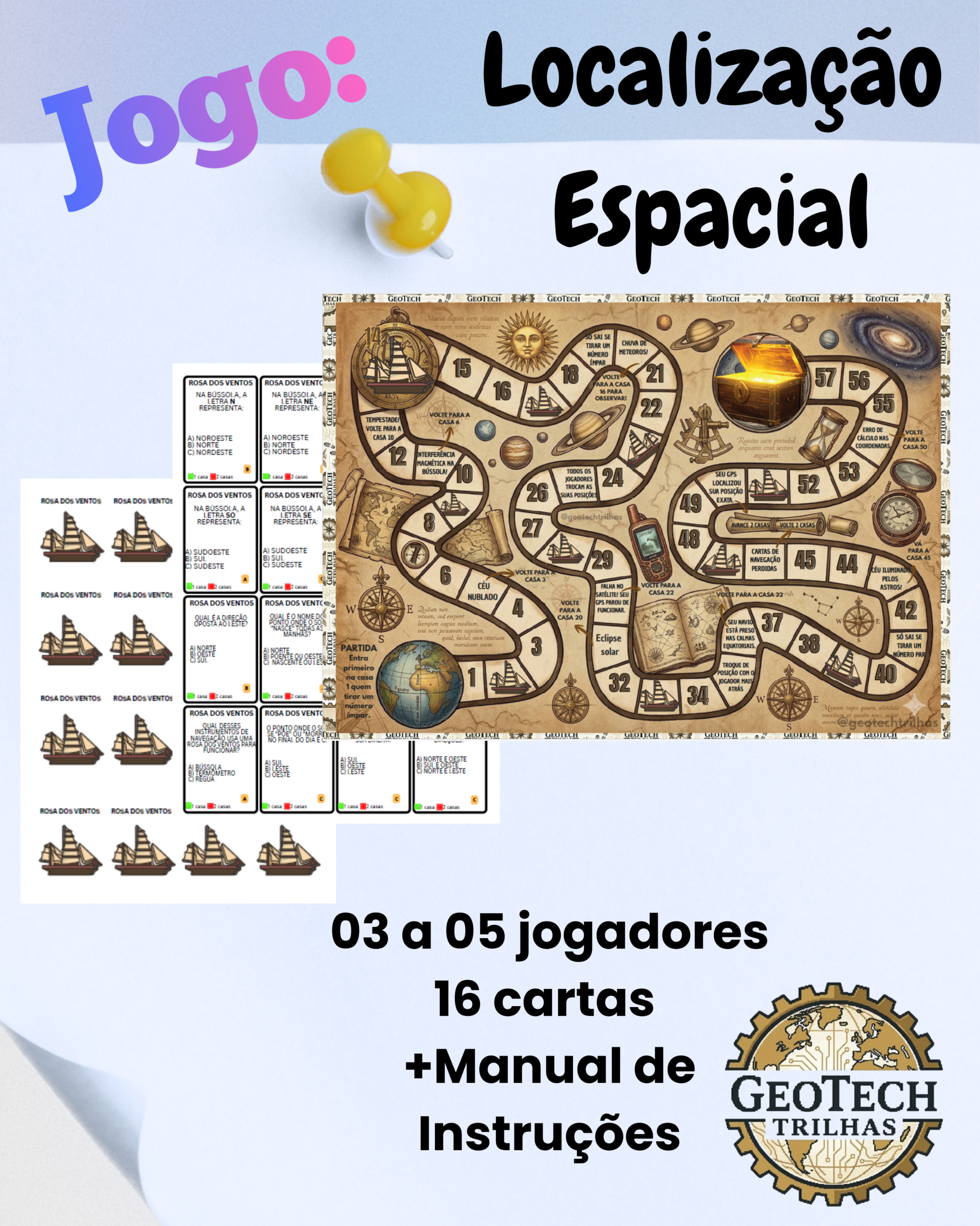 Rosa dos Ventos - Pontos Cardeais e Colaterais - Imagem 2